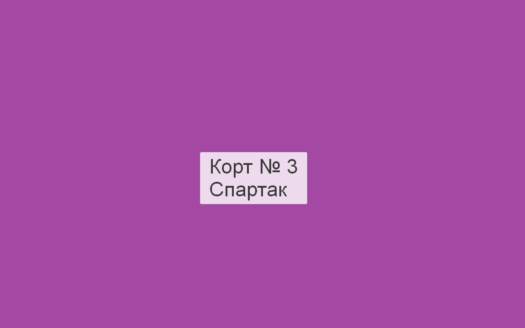 Хард корт № 3, Спартак